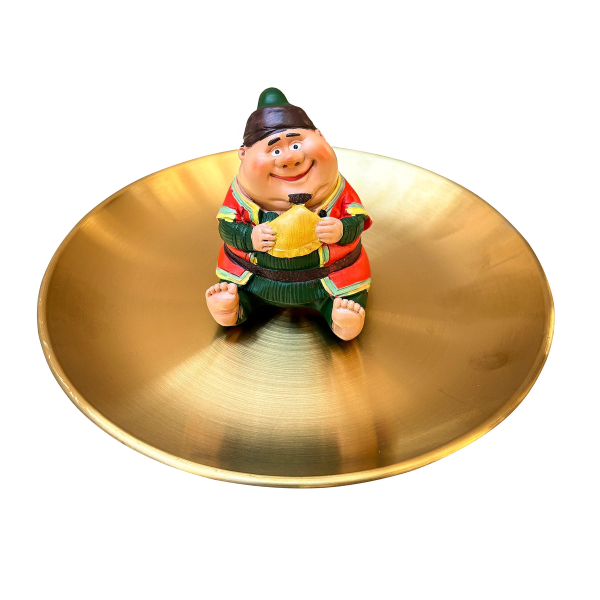 Fananees Ramadan character sitting on a serving plate Fananees characters - Fat lovable man and Alselfi old man sitting on a presenting plate (2 piece)