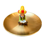 Fananees Ramadan character sitting on a serving plate Fananees characters - Fat lovable man and Alselfi old man sitting on a presenting plate (2 piece)