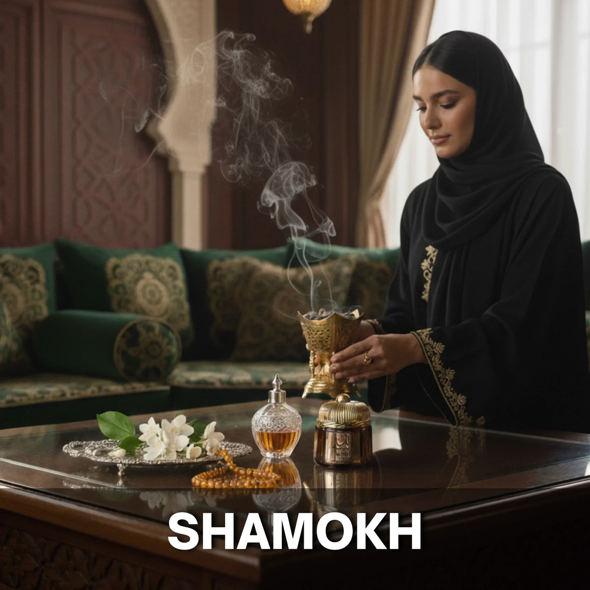 Shamokh scented incense for home fragrance Shamokh - Bakhoor Tablets
