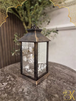 Plastic and glass Ramadan lantern for festive home decoration فانوس رمضان مصنوع من البلاستيك والزجاج