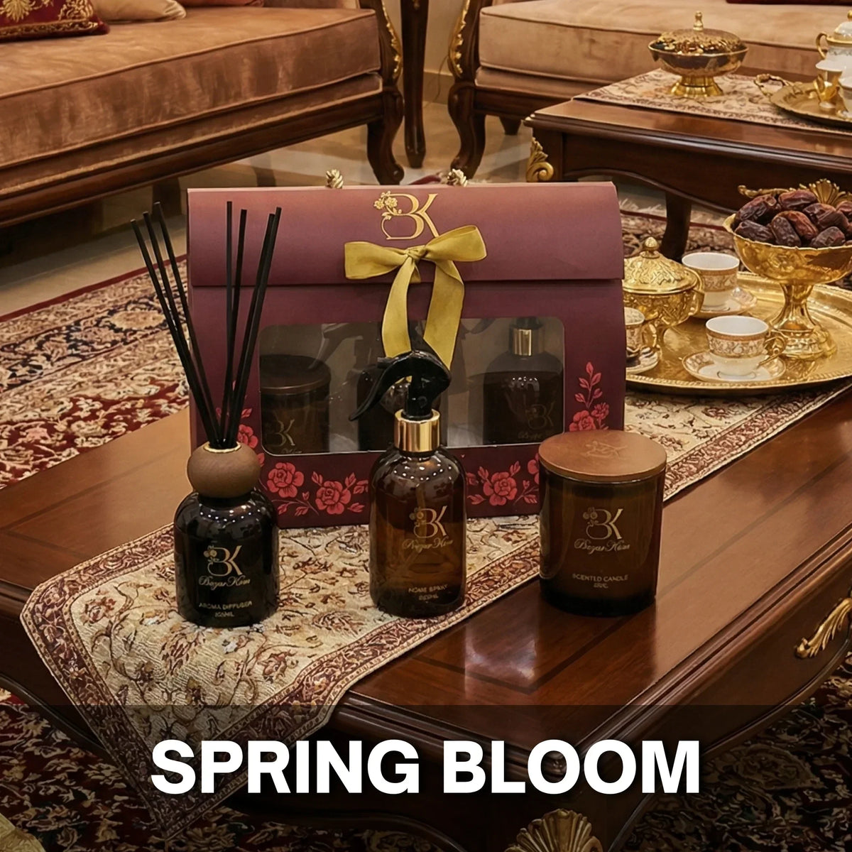Spring Bloom home fragrance set with coordinated scented products Spring Bloom Gift Set