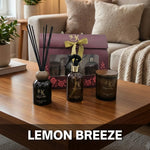 Lemon Breeze home fragrance set with coordinated scented products Lemon Breeze Gift Set