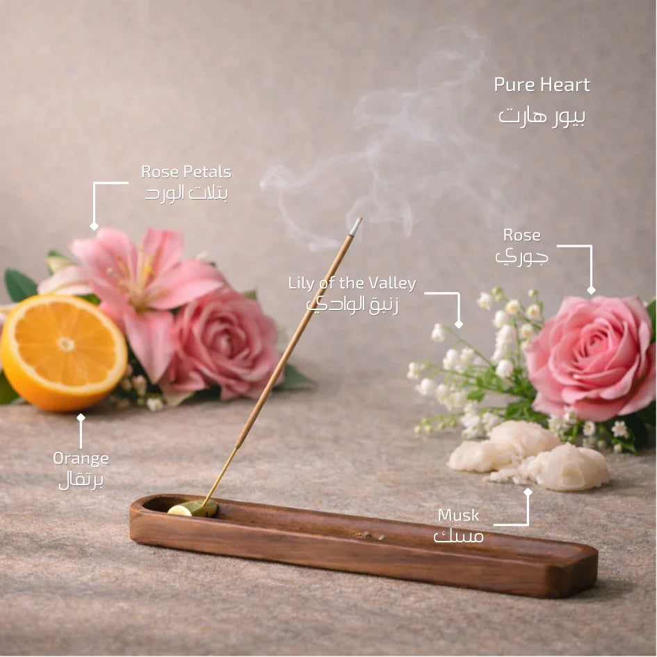 BK Pure Heart scented incense sticks for home fragrance