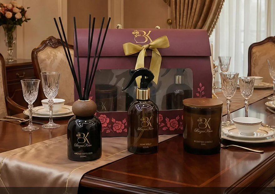 Bazarkom luxury home fragrance gift set